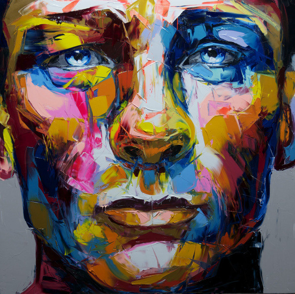 Francoise Nielly Portrait Palette Painting Expression Face065